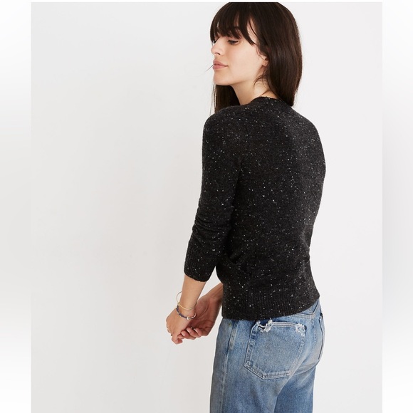 Madewell Donegal Wrap-Front Pullover Sweater in Coziest Yarn (sold out online) - Picture 3 of 6